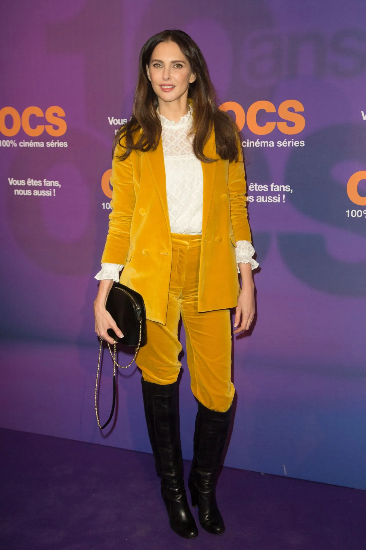 FREDERIQUE BEL AT OCS 10TH ANNIVERSARY PARTY AT PAVILLON IN PARIS